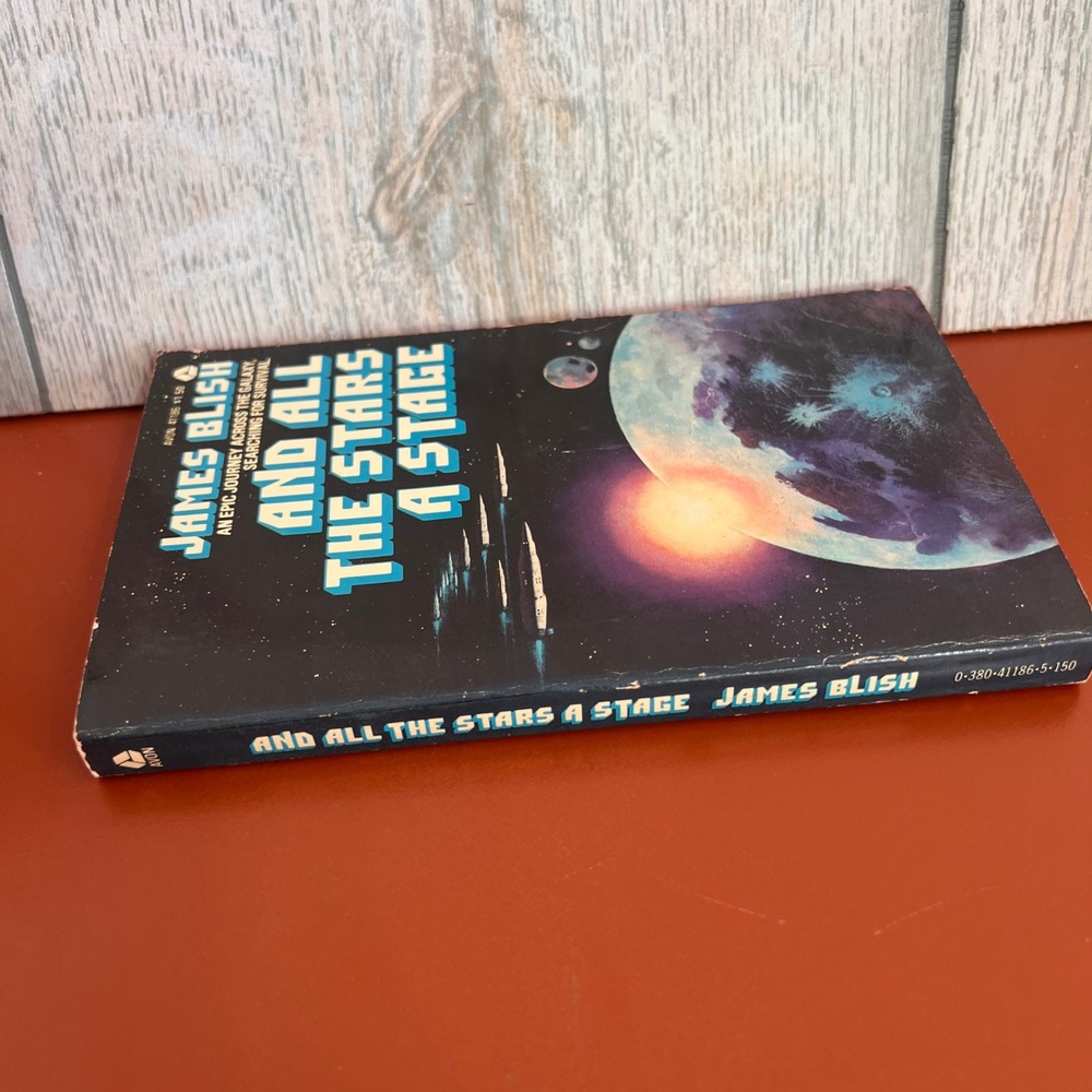 And All the Stars a Stage James Blish Vintage 1974 Sci-Fi Paperback Avon 41186 - Picture 6 of 6